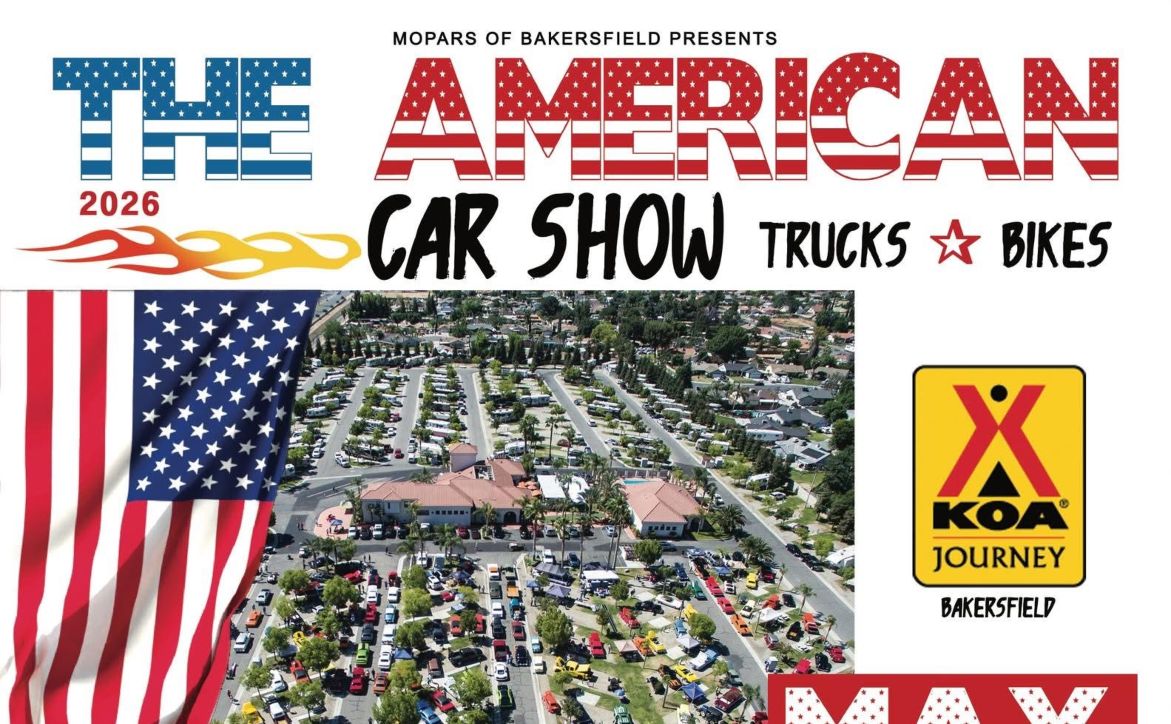 The American Car Show partial flyer May 2026